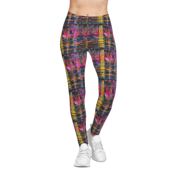 Circuitry Chic Women's Casual Leggings (AOP) - Image 3