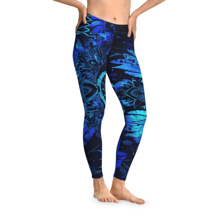 Sapphire Soar Women's  Stretchy Leggings (AOP) - Image 3