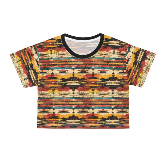 Sunset Mesa Abstract Crop Tee (AOP)