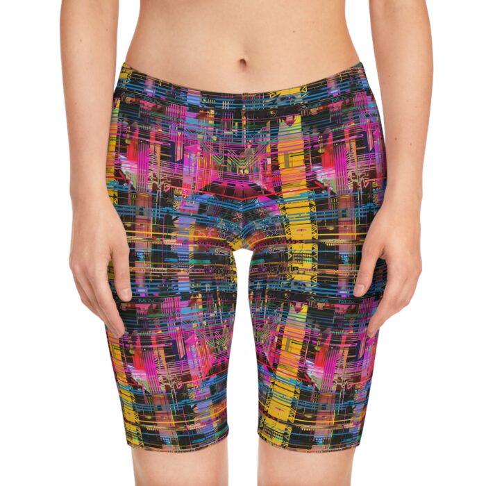 Cyber Sprint Women's Bike Shorts (AOP) - Image 3