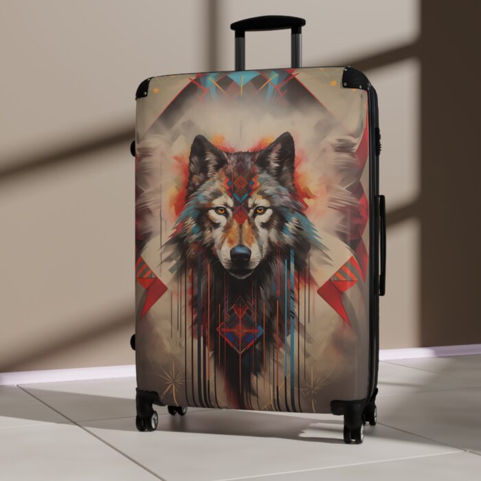 Mystic Wolf  Suitcase - Image 12