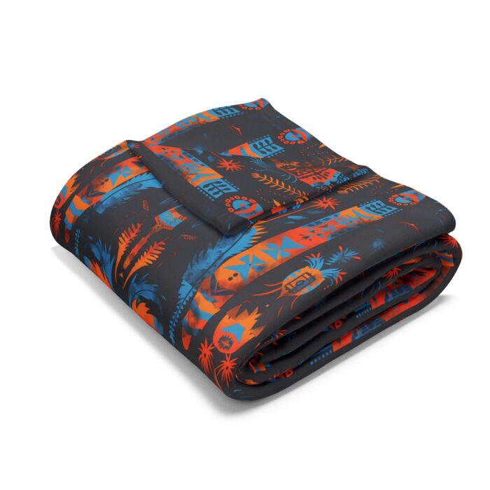 Tribal Twilight Arctic Fleece Blanket - Image 3