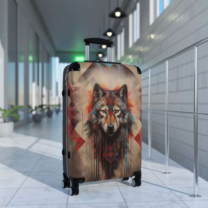 Mystic Wolf  Suitcase - Image 7