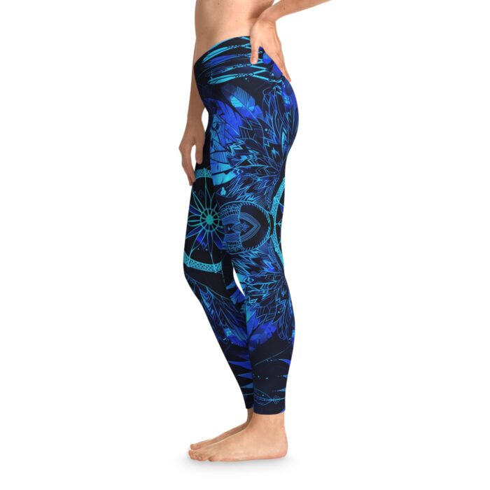 Sapphire Soar Women's  Stretchy Leggings (AOP) - Image 5