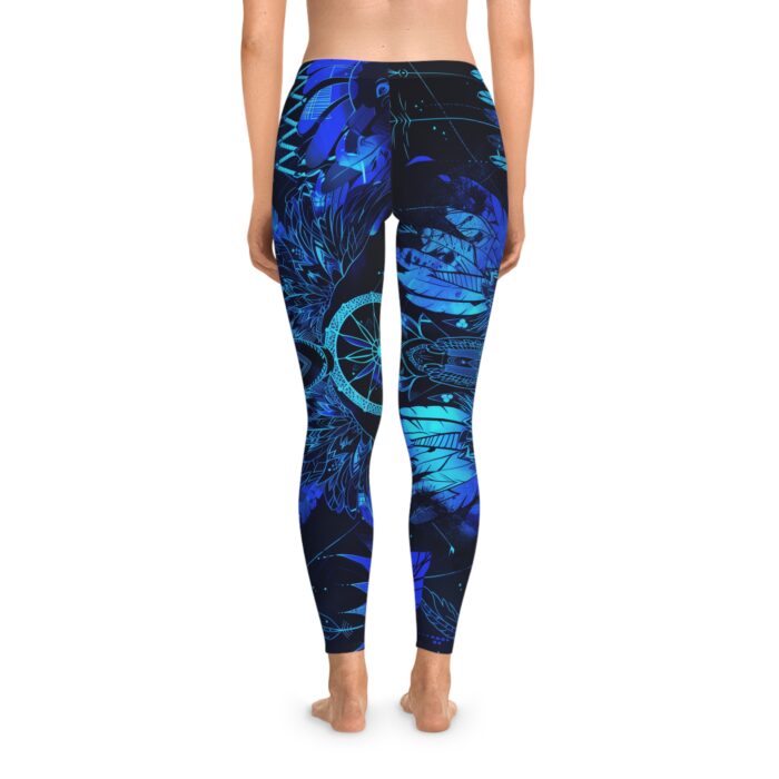 Sapphire Soar Women's  Stretchy Leggings (AOP) - Image 4