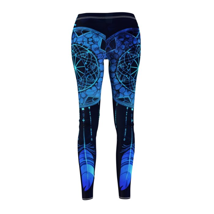 Cosmic Lacework Women's Cut & Sew Casual Leggings (AOP) - Image 2