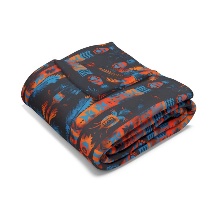 Tribal Twilight Arctic Fleece Blanket - Image 11