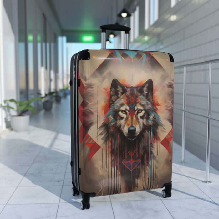 Mystic Wolf  Suitcase - Image 11