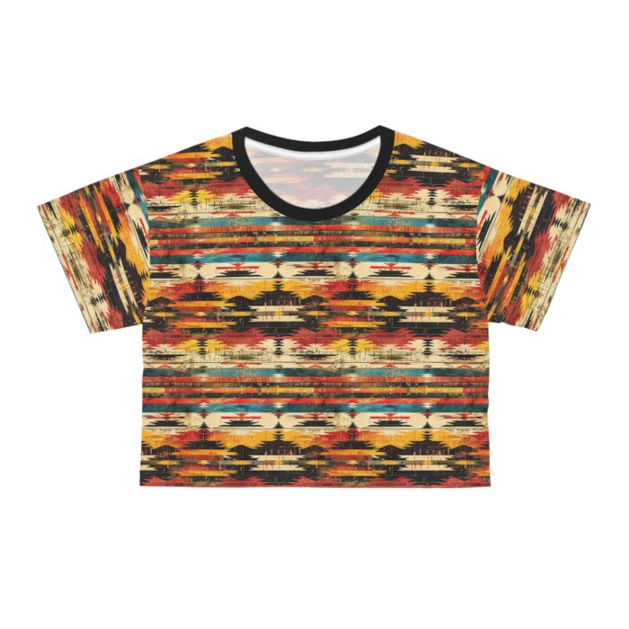 Sunset Mesa Abstract Crop Tee (AOP) - Image 5