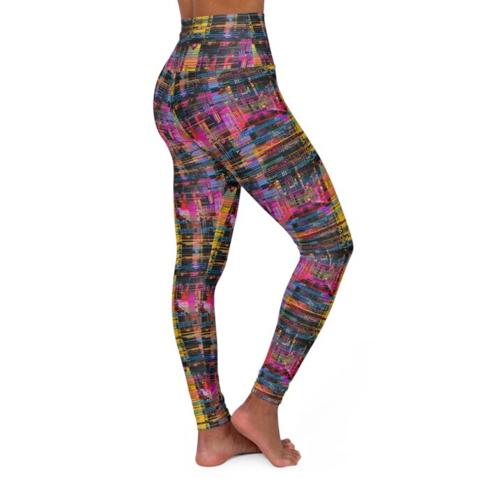 Cyber Tapestry High-Waisted Yoga Leggings - Image 4