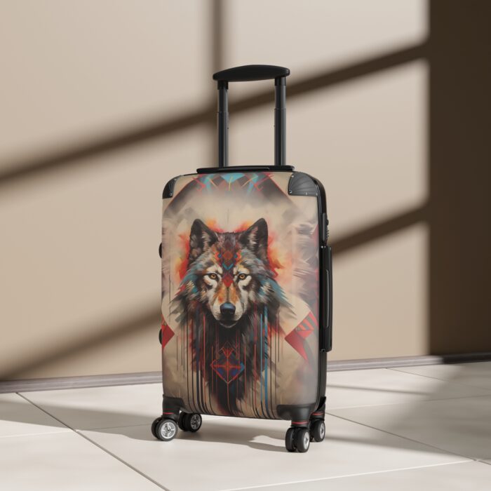 Mystic Wolf  Suitcase - Image 4