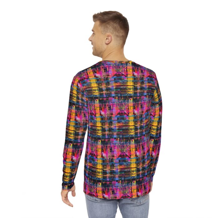 Pixel Prowess Men's Long Sleeve Shirt (AOP) - Image 4