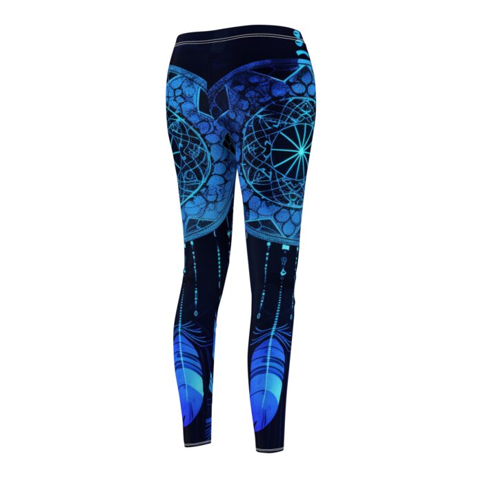 Cosmic Lacework Women's Cut & Sew Casual Leggings (AOP) - Image 4