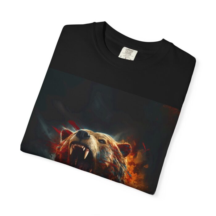 “Roar of the Wild” Bear Inferno Tee – Comfort Colors Garment-Dyed Shirt - Image 3