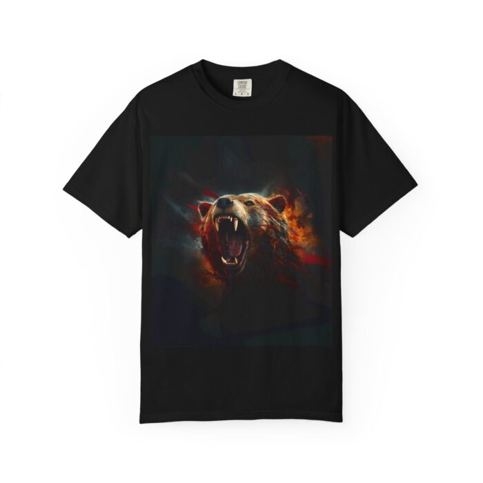 “Roar of the Wild” Bear Inferno Tee – Comfort Colors Garment-Dyed Shirt