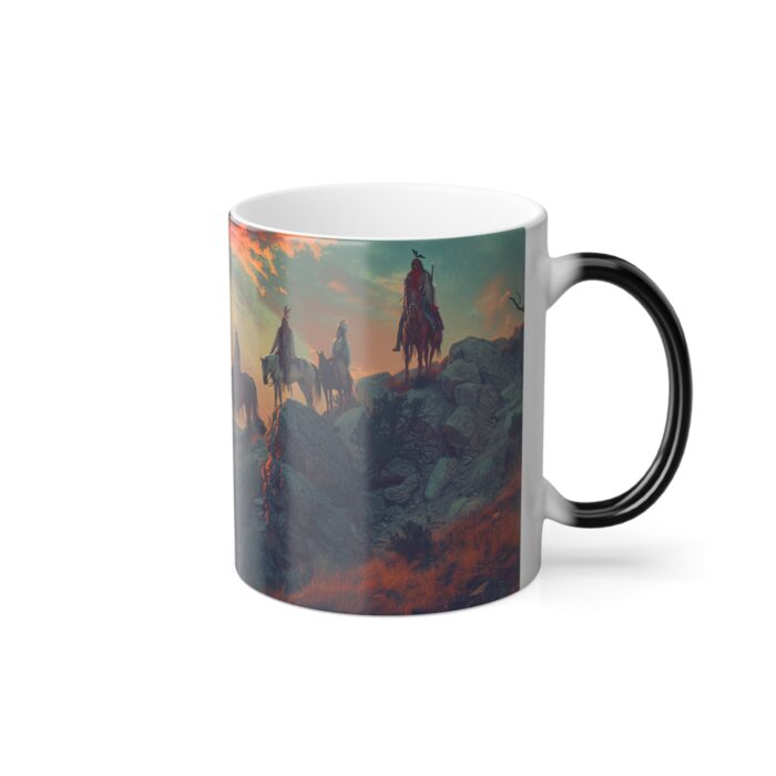 Warriors at Dawn – Color Morphing Heat-Reactive Mug (11oz) - Image 4