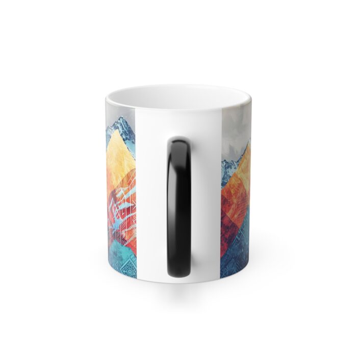 Peaks of Color – Mountain Landscape Heat-Reactive Mug (11oz) - Image 2