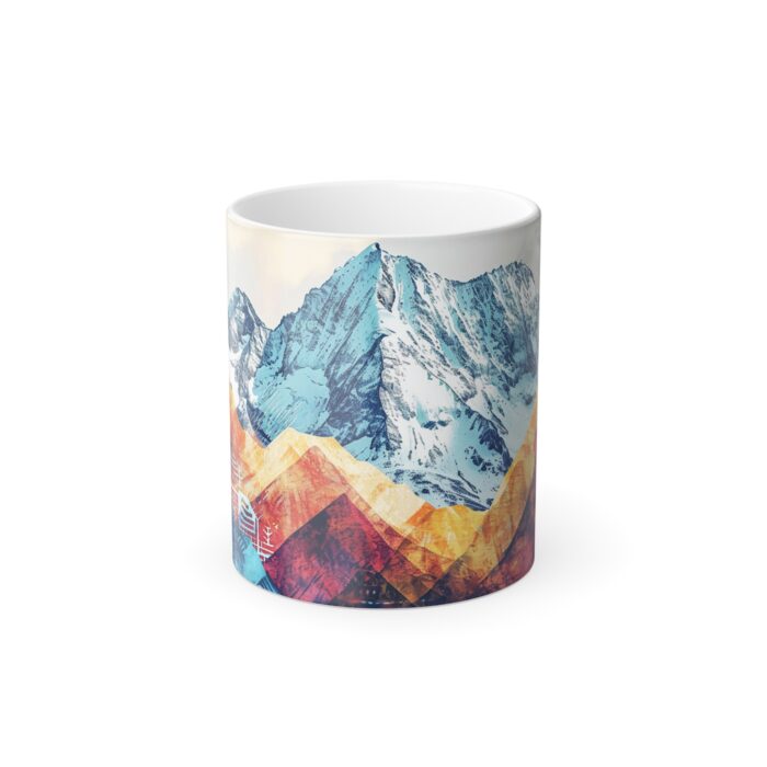 Peaks of Color – Mountain Landscape Heat-Reactive Mug (11oz)
