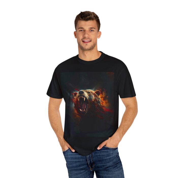 “Roar of the Wild” Bear Inferno Tee – Comfort Colors Garment-Dyed Shirt - Image 4